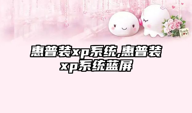 惠普裝xp系統,惠普裝xp系統藍屏